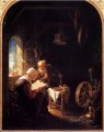 The Bible Lesson Or Anne And Thomas Golden Age Gerrit Dou